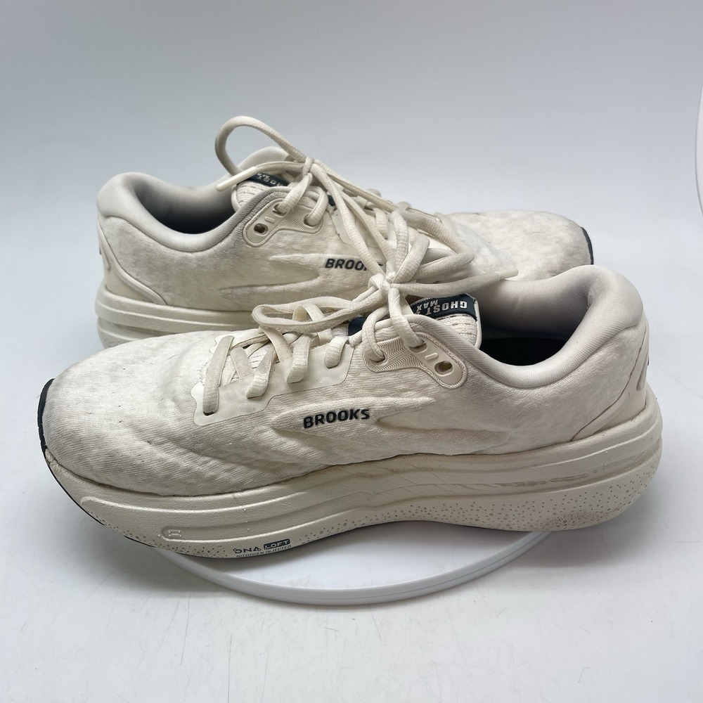 Brooks Sneakers Womens 8.5 B Ghost Max 2 1204201B274 White Running Athletic Gym - Picture 7 of 10